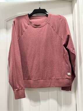 Vuori Dusty Rose Crewneck Pullover - Medium
